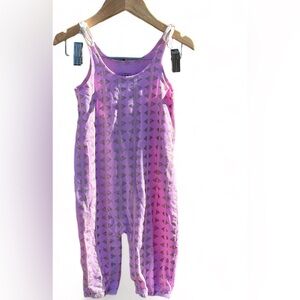 Egg Baby Girl Pink & Gold Triangle Romper /jumpsuit